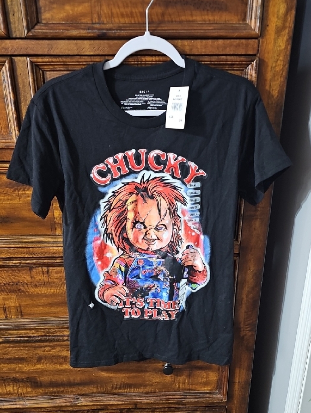 CHUCKY Womens Sz Small Graphic Tshirt! NWTS!!